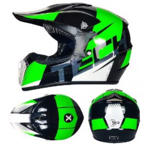 קסדת פולפייס rs neon toxic – ירוק זרחני – נראות מקסימלית בטווח מידות xs xl