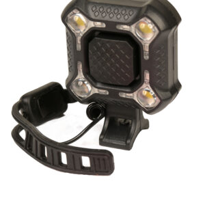פנס קדמי RS ריבוע 4 LED משולב צפצפה חשמלית – טעינת USB – עוצמת תאורה כפולה ובטיחות משופרת