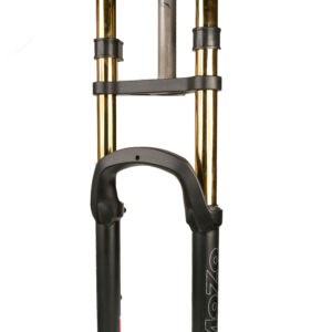 מזלג MOZO כפול (Double Crown) ל-Fat Bike 20X4 – צוואר חלק – יציבות ושיכוך אקסטרים