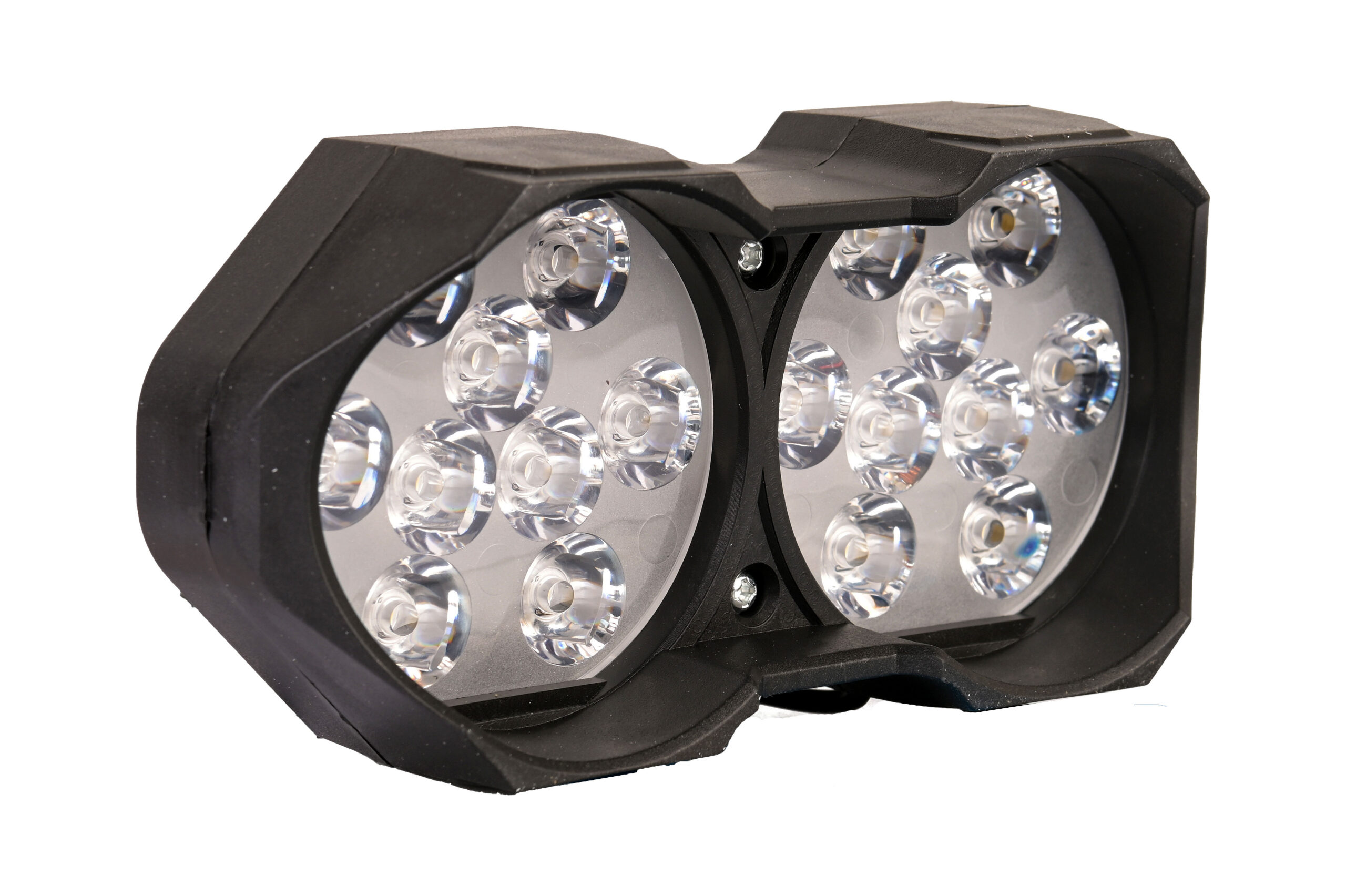 rs11006 פנס קדמי RS כפול 14 LED – עוצמת הארה מקסימלית – מתח רחב 12V-80V