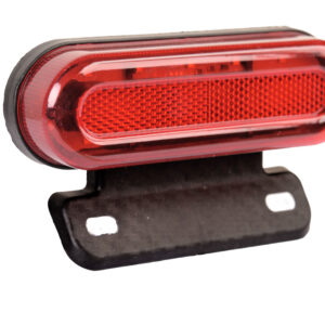 פנס אחורי RS קומפקטי – תאורת LED אדומה – 2 חוטים – מתח רחב 12V-80V