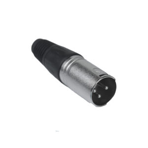 תקע טעינה RS דגם XLR זכר – חיבור 3 פינים – מסיבי ועמיד לזרם גבוה