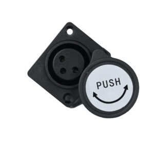 שקע טעינה RS סוללה בתקן XLR – חיבור 3 פינים – עמידות בזרם גבוה ואמינות לאורך זמן