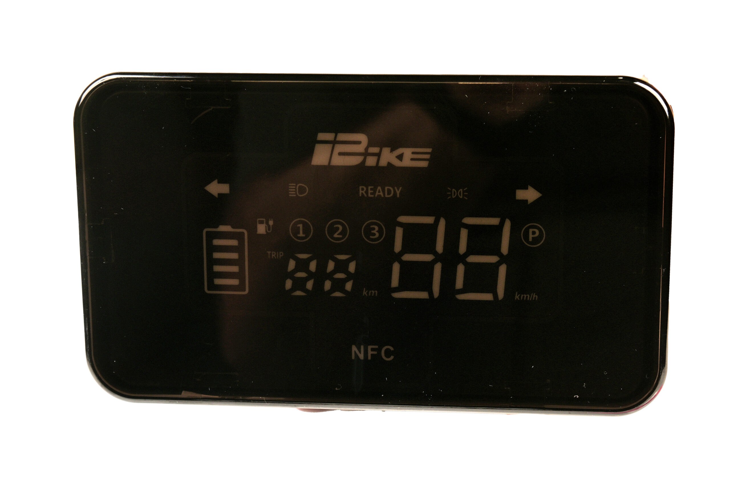 rs12057 צג צבעוני RS דגם מלבני (Rectangular) – מסך LCD חכם ואוניברסלי לקורקינטים ואופניים