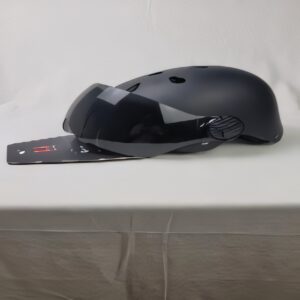 קסדת פריסטייל rs urban guard – שחור מט – עם משקף שמש מובנה כהה (m, l)